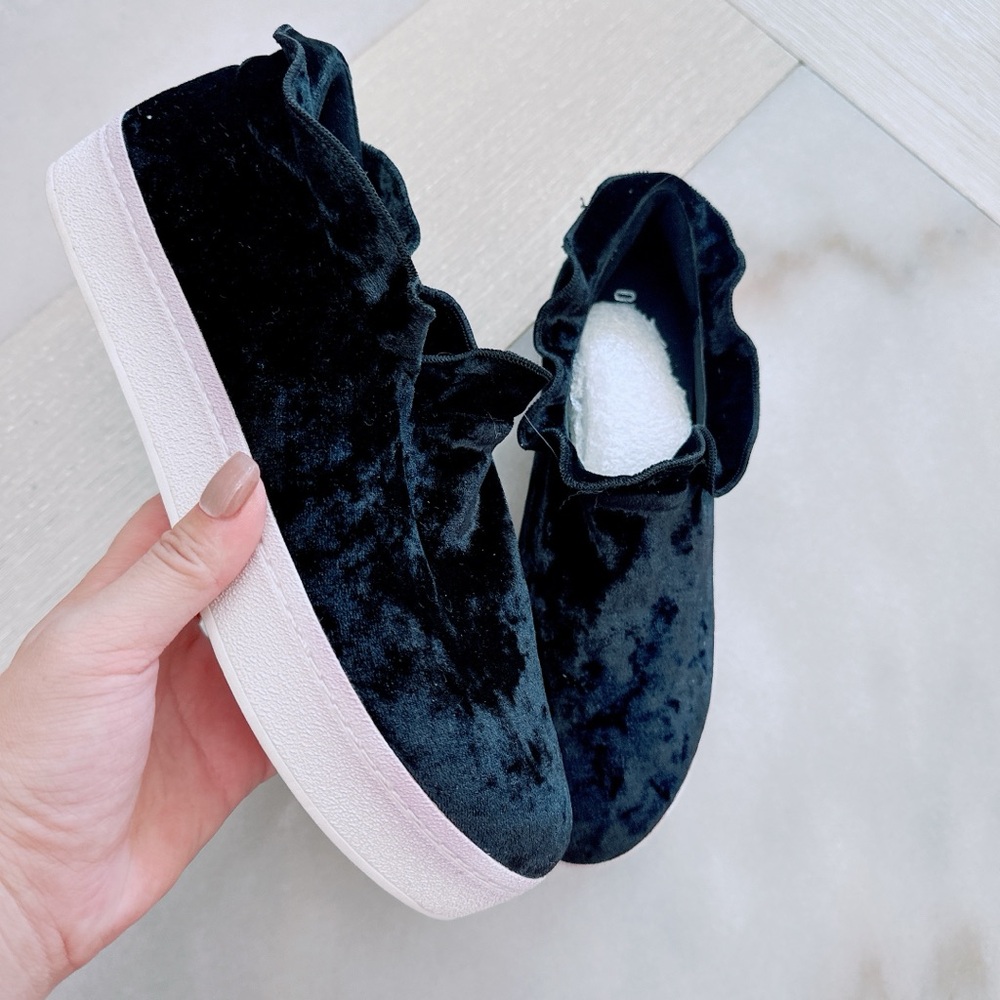 Opening Ceremony Velvet Slip-On Shoes/sneakers/NEW